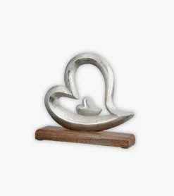 Skulptur, Et Hjerte i hjertet, 20 cm