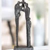 Skulptur, Familien er hjertets hjem, 23 cm