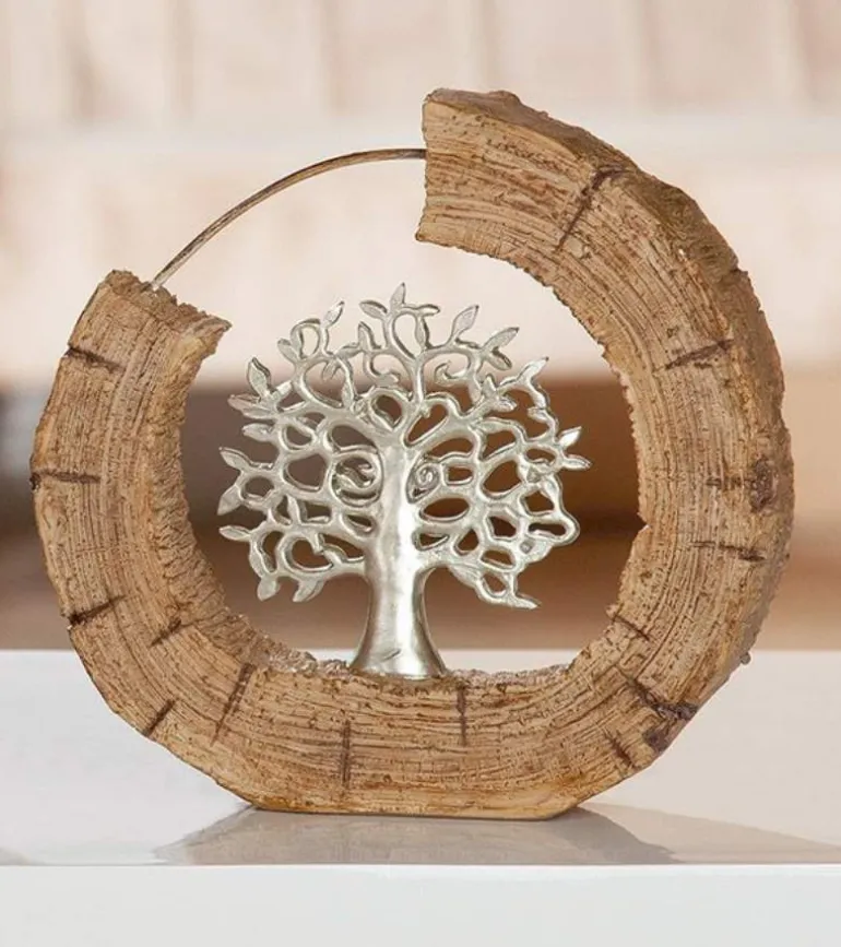 Skulptur, Livets træ, Tætte grene, 19 cm