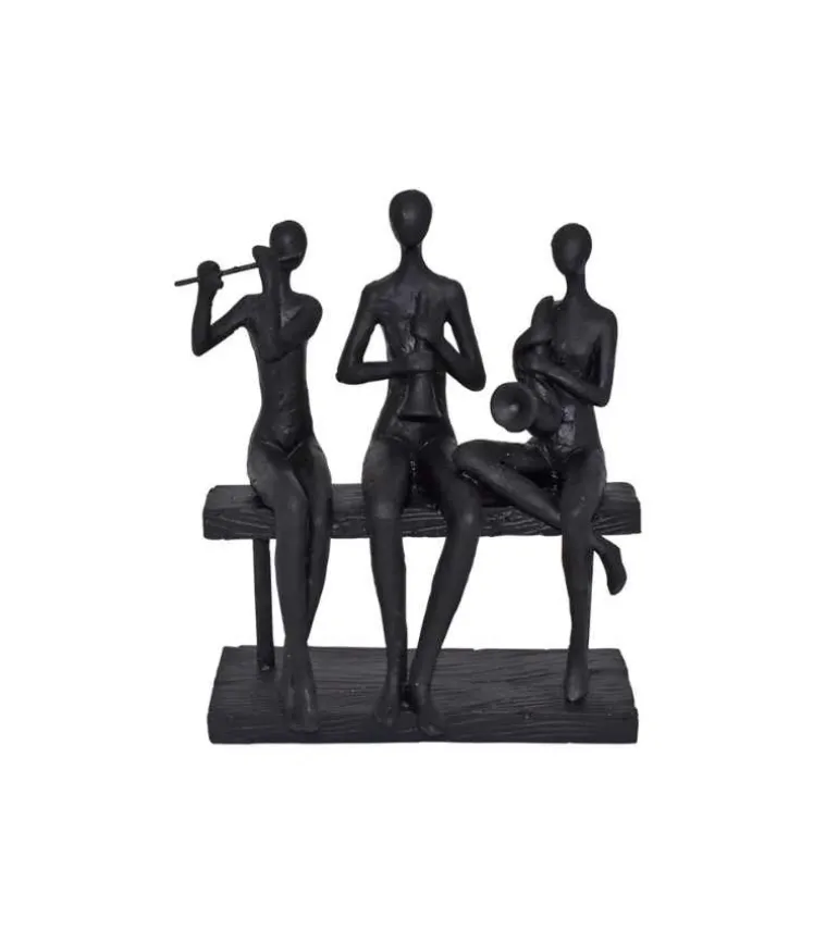 Skulptur, Musikanter på bænk