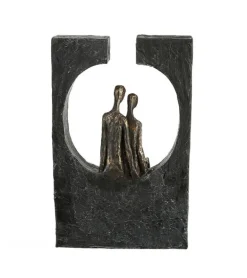 Skulptur, Sammenhold – tiden er kostbar, H 27 cm