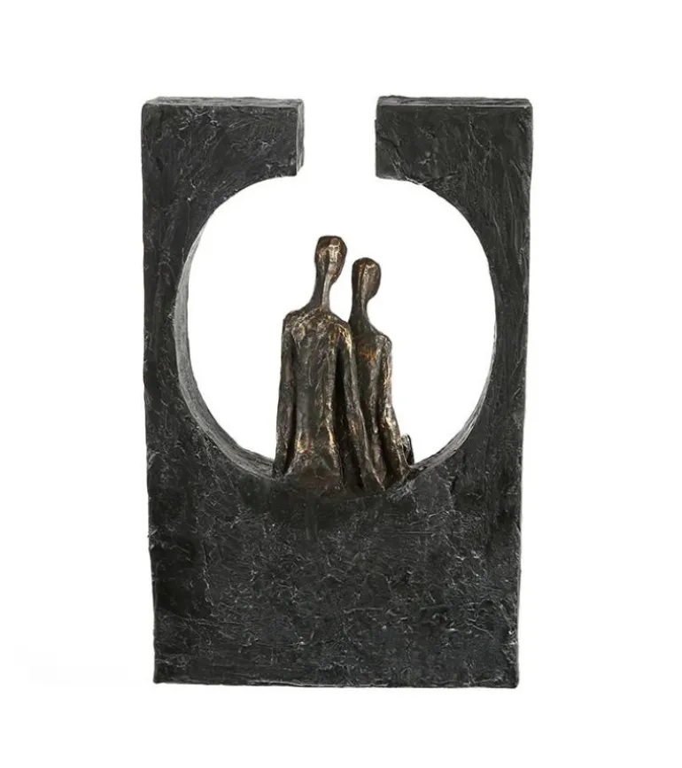 Skulptur, Sammenhold – tiden er kostbar, H 27 cm