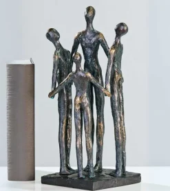 Skulptur: Sammenhold med 4 personer, 30 cm
