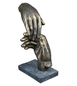 Skulptur, To hænder, 21 cm