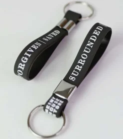 Sort nøglering: Surrounded, Forgiven, Saved