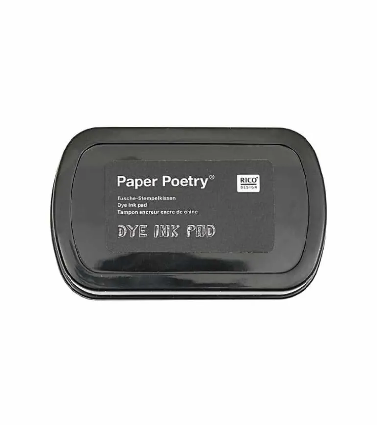 Stempelpude, DYE INK PAD, Sort