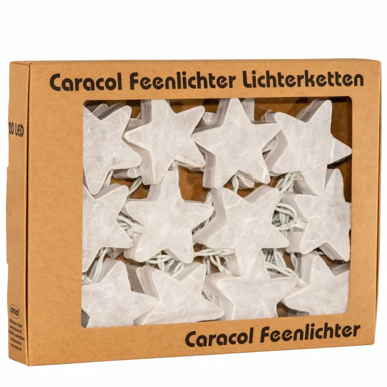 STJERNER, LED Lyskæde med 20 lys, Hvid