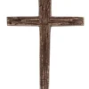 Stort Bronze kors med aftryk
