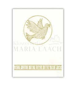 Stort dobbeltkort, Helligåndsdue, naturpapir