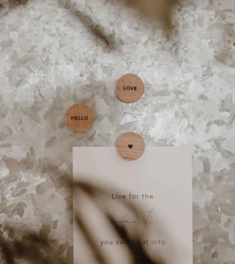 Træmagnet, Hello Love, 3 pak