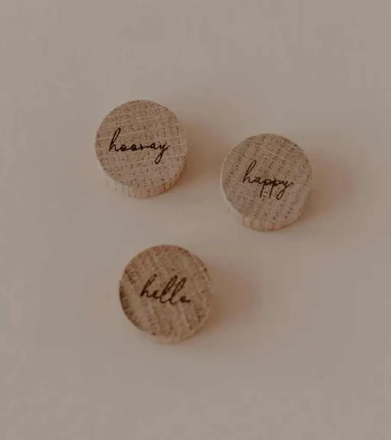 Træmagnet, Hooray, 3 pak