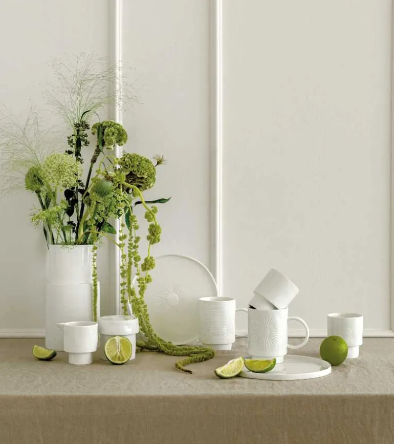 Vase, Kuglevase med sol, 22 cm