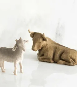 Willow Tree, Ox and Goat