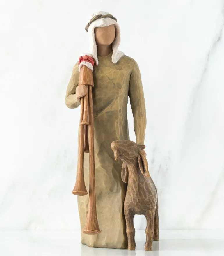 Willow Tree, Shepherd w/bagpipe Zampognaro